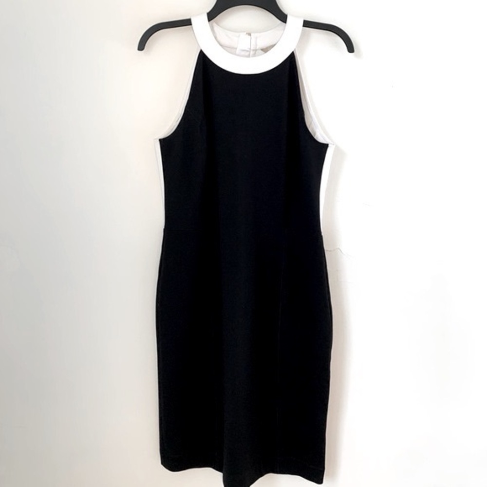 Banana Republic Sleeveless Black Sheath Dress